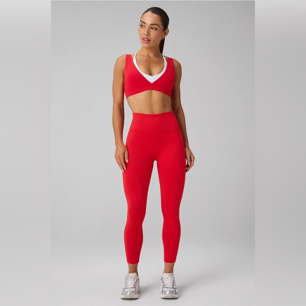 Fabletics Size Large PURELUXE DOUBLE-LAYER PUSH-UP LOW-IMPACT
BRA & LEGGINGS NWT